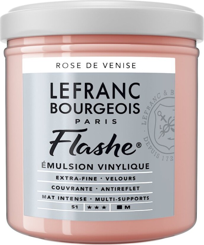 Billede af Lefranc & Bourgeois - Akrylmaling - Flashe - Venetian Pink 125 Ml