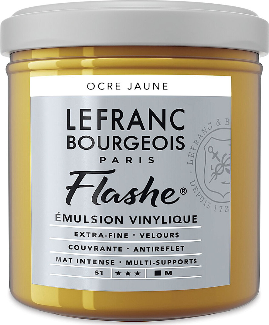 Lefranc & Bourgeois - Akrylmaling - Flashe - Yellow Ochre 125 Ml