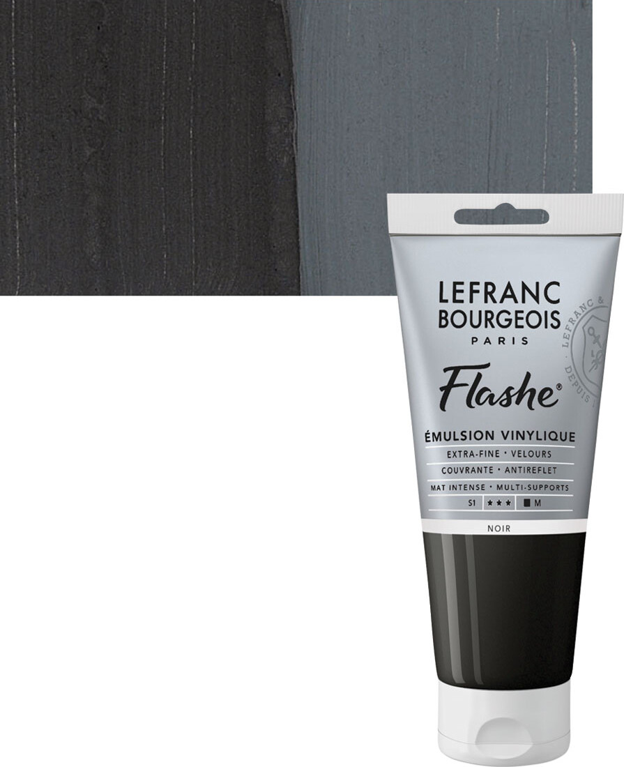 Lefranc & Bourgeois - Akrylmaling - Flashe - Sort 80 Ml