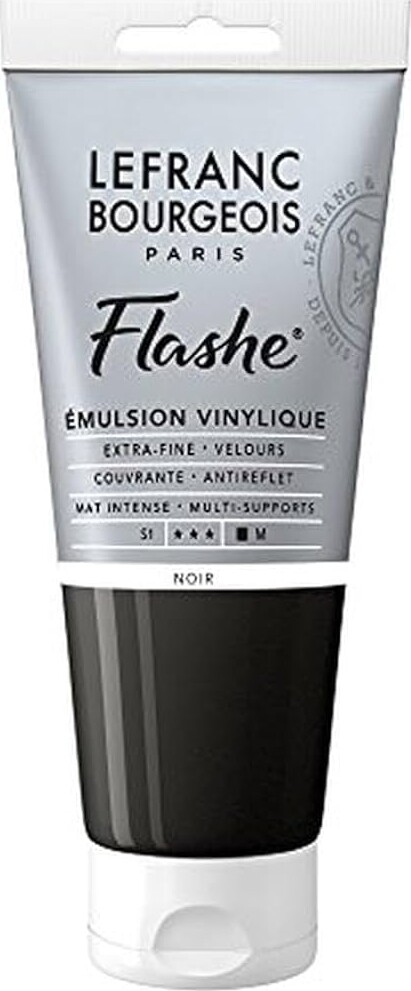 Lefranc & Bourgeois - Akrylmaling - Flashe - Sort 80 Ml