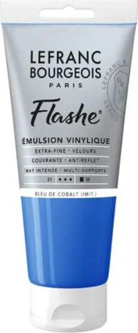 Se Flashe Acrylic 80ml Tube Cobalt Blue Hue - 300502 hos Gucca.dk