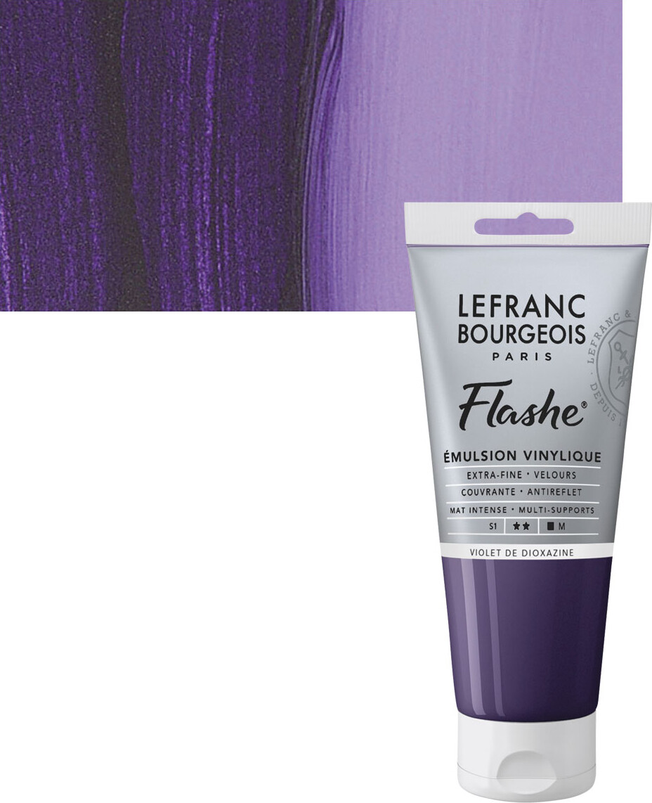 Lefranc & Bougeois - Flashe Akrylmaling - Dioxazine Violet 80 Ml