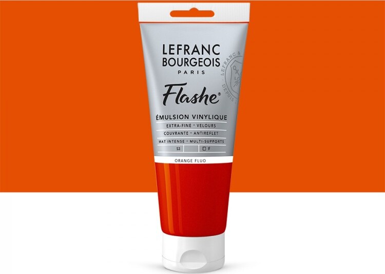 Billede af Lefranc & Bourgeois - Akrylmaling - Fluorescent Orange 80 Ml