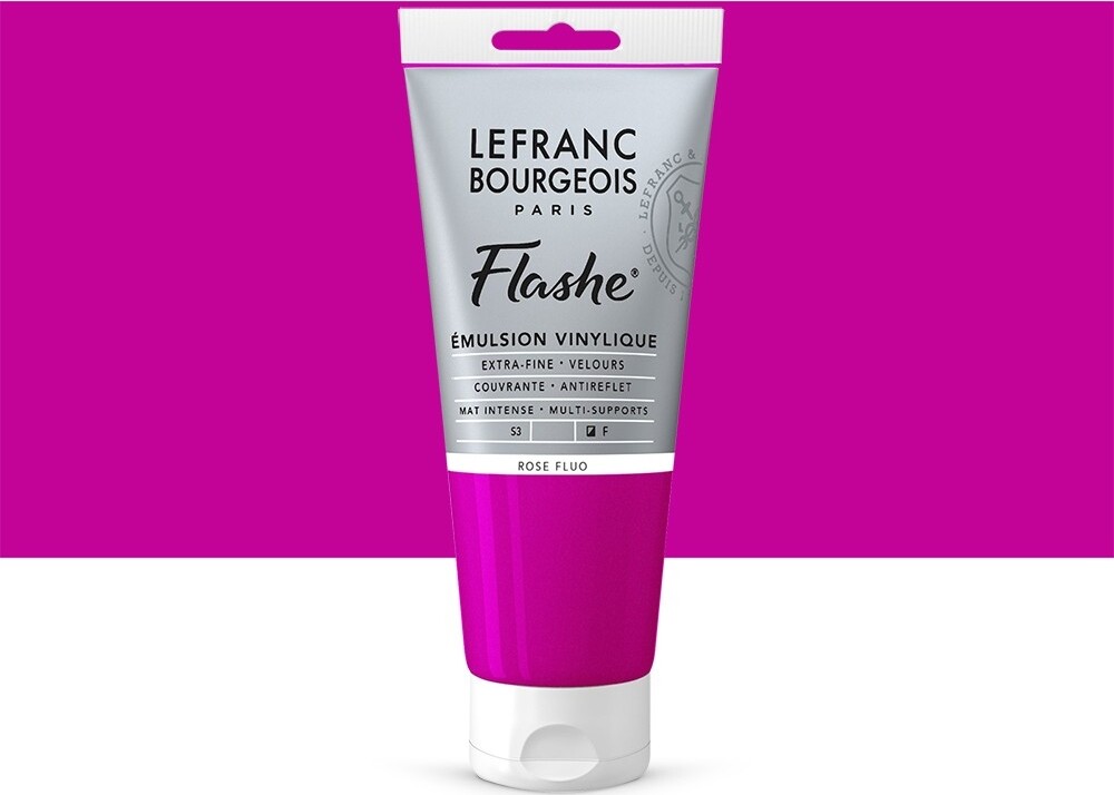 Billede af Lefranc & Bourgeois - Flashe Akrylmaling - Fluorescent Pink 80 Ml