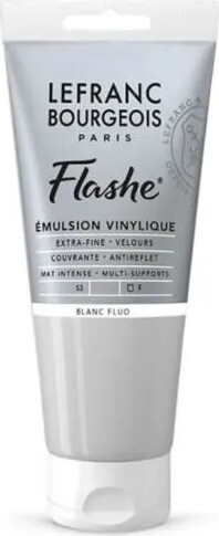 Se Lefranc & Bourgeois - Akrylmaling - Flashe - Fluorescent White 80 Ml hos Gucca.dk