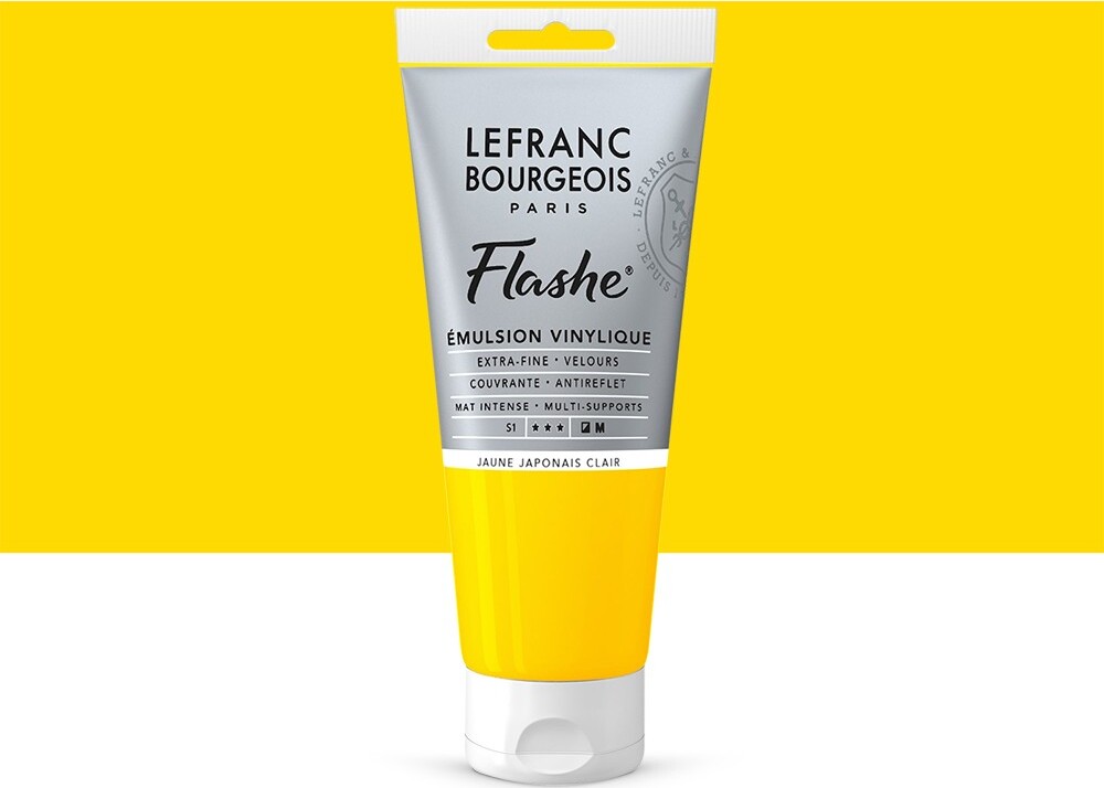 Se Lefranc & Bourgeois - Flashe Akrylmaling - Japanese Yellow Light 80 Ml hos Gucca.dk