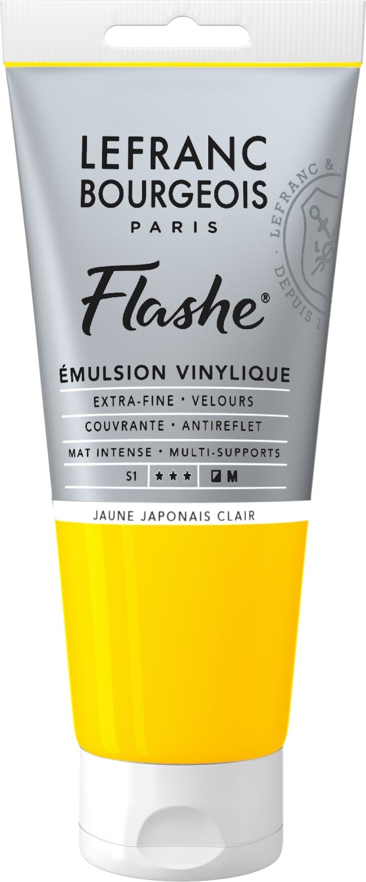 Lefranc & Bourgeois - Flashe Akrylmaling - Japanese Yellow Light 80 Ml
