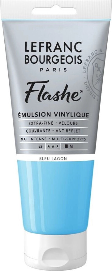 Lefranc & Bourgeois - Akrylmaling - Flashe - Lagoon Blue 80 Ml