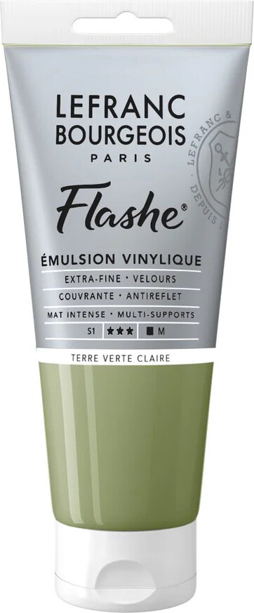 Lefranc & Bourgeois - Flashe Akrylmaling - Green Earth 80 Ml billede