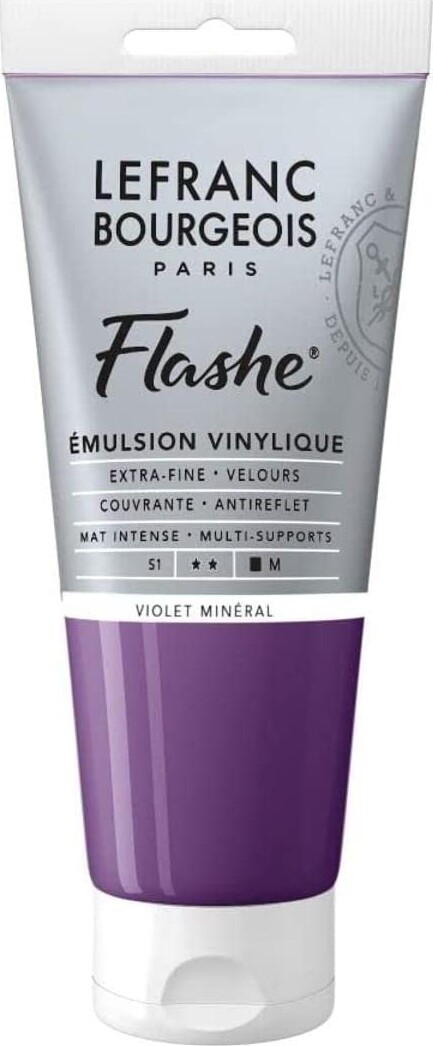 Se Lefranc & Bourgeois - Flashe Akrylmaling - Mineral Violet 80 Ml hos Gucca.dk