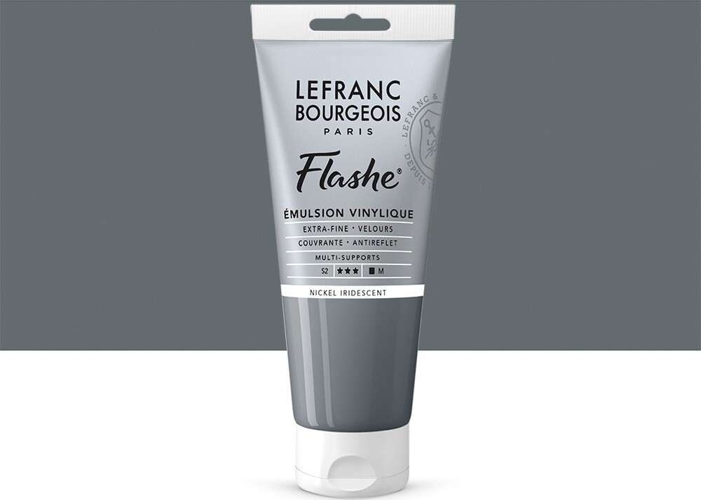 Lefranc & Bourgeois - Flashe Akrylmaling - Nickel Iridescent 80 Ml