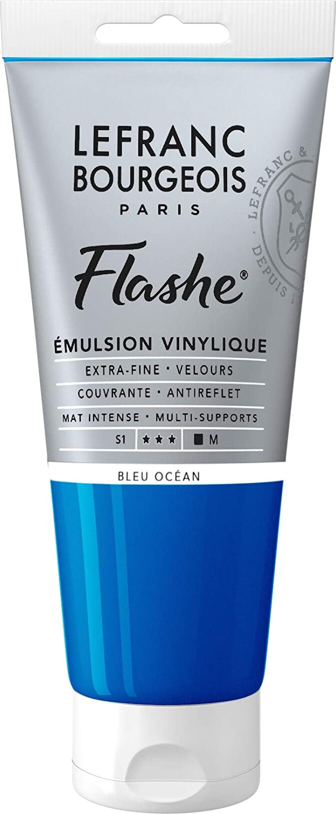 Billede af Lefranc & Bourgeois - Akrylmaling - Flashe - Ocean Blue 80 Ml