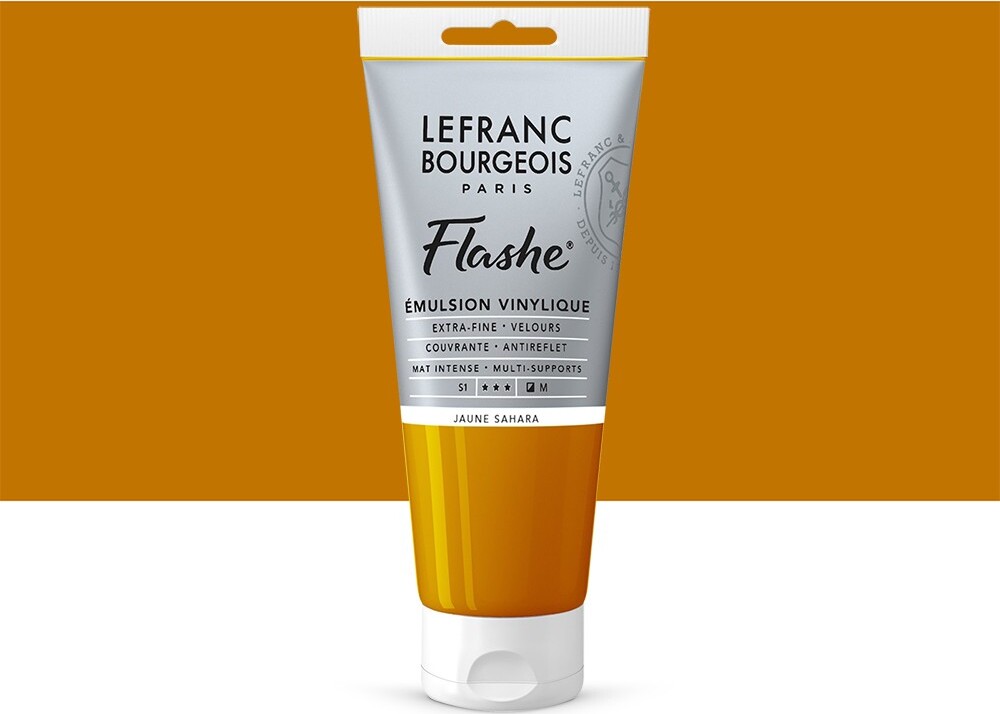Lefranc & Bourgeois - Akrylmaling - Flashe - Sahara Yellow 80 Ml
