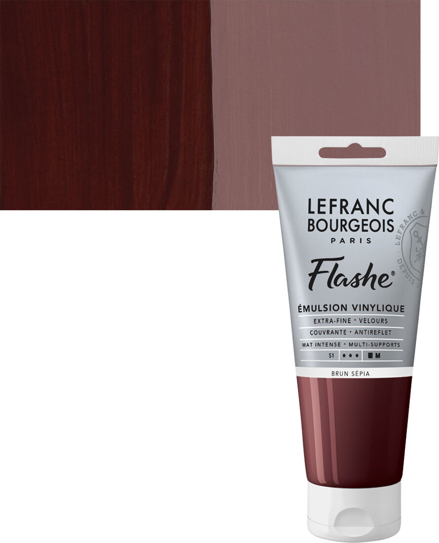 Lefranc & Bourgeois - Akrylmaling - Flashe - Sepia Brown 80 Ml