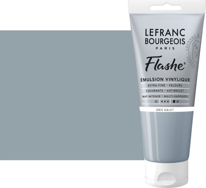 Lefranc & Bourgeois - Flashe Akrylmaling - Stone Grey 80 Ml billede