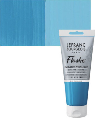 Billede af Lefranc & Bourgeois - Akrylmaling - Flashe - Turquoise Blue 80 Ml