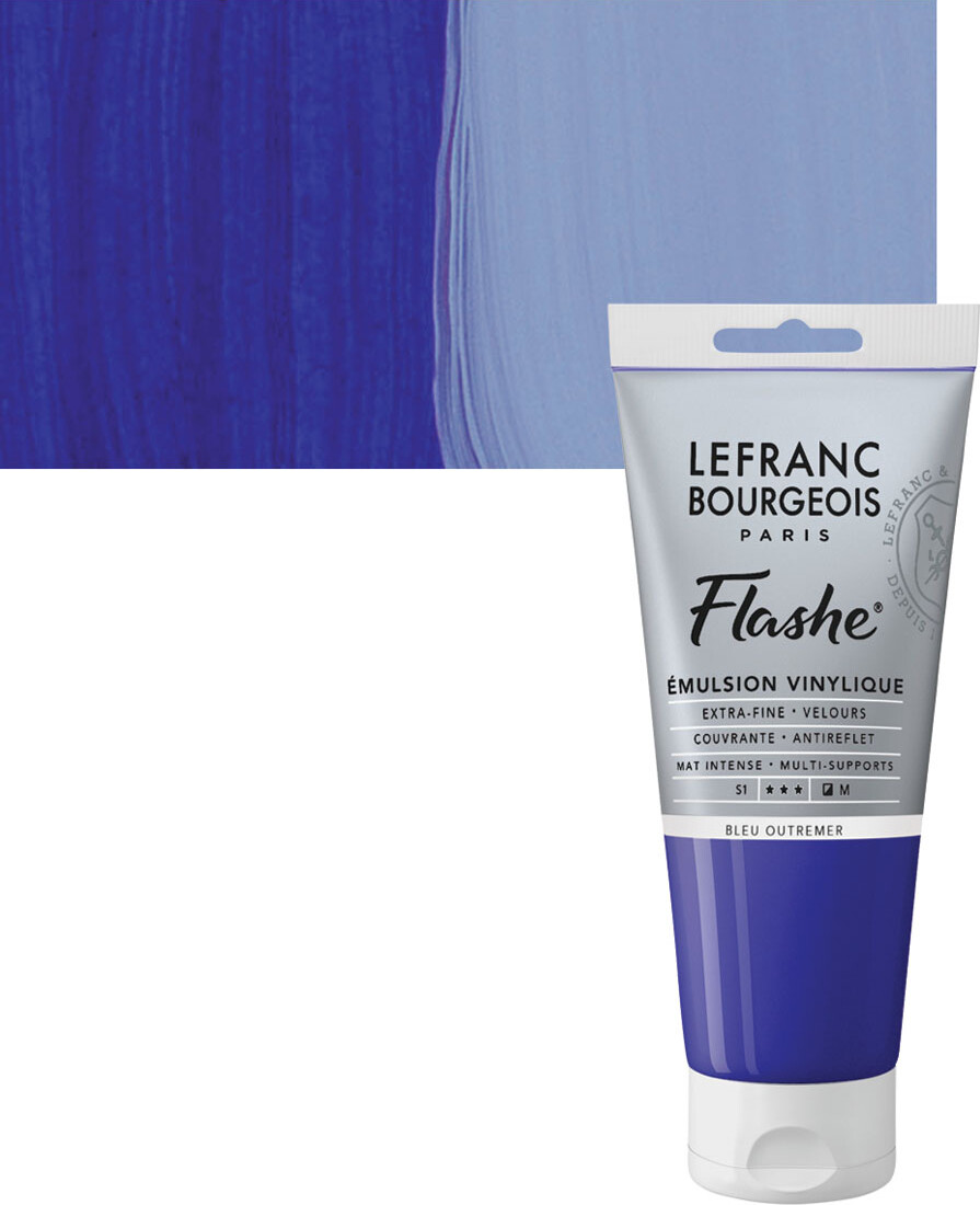 Billede af Lefranc & Bourgeois - Akrylmaling - Flashe - Ultramarine 80 Ml