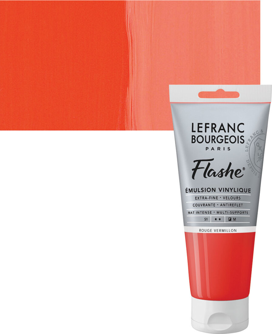 Billede af Lefranc & Bourgeois - Akrylmaling - Flashe - Vermilion Red 80 Ml