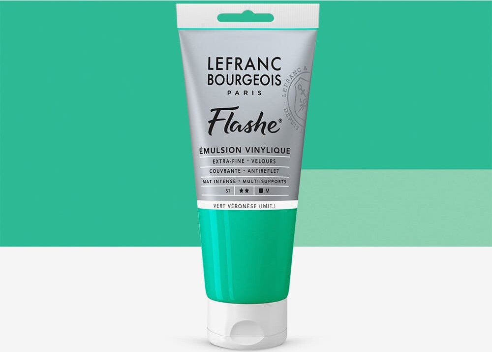 Lefranc & Bourgeois - Akrylmaling - Flashe - Veronese Green Hue 80 Ml billede