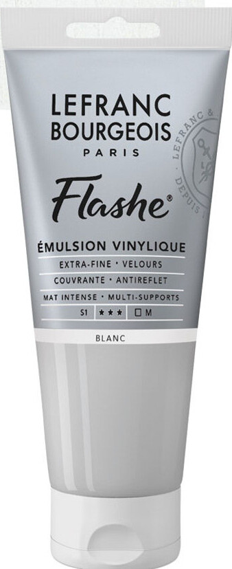 Lefranc & Bourgeois - Akrylmaling - Flashe - White Iridescent 80 Ml