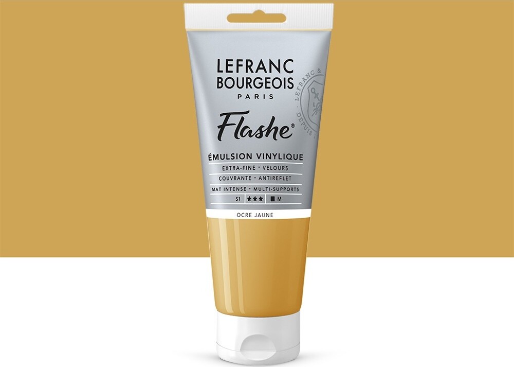 Lefranc & Bourgeois - Akrylmaling - Flashe - Yellow Ochre 80 Ml
