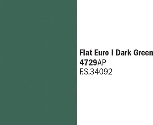 Billede af Flat Euro I Dark Green - 4729ap - Italeri