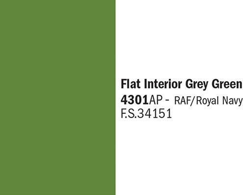 Italeri - Akryl Maling - Flat Grey Green - 4301ap