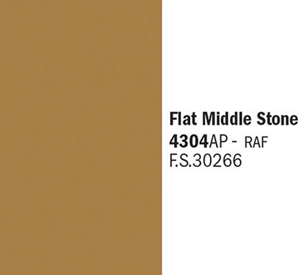 Italeri - Akryl Maling - Flat Middle Stone - 4304ap