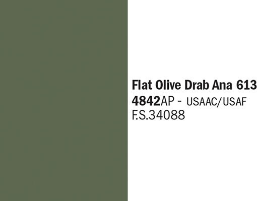 Se Flat Olive Drab Ana 613 - 4842ap - Italeri hos Gucca.dk