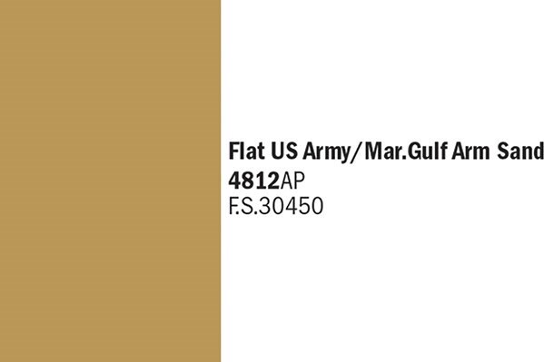 Italeri - Akrylmaling - Flat Us Army/mar.gulf Arm Sand - 4812ap