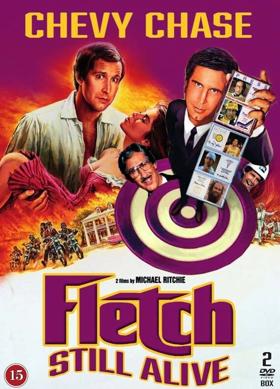Fletch - Hva' Var Navnet? / Fletch Vender Tilbage - DVD - Film