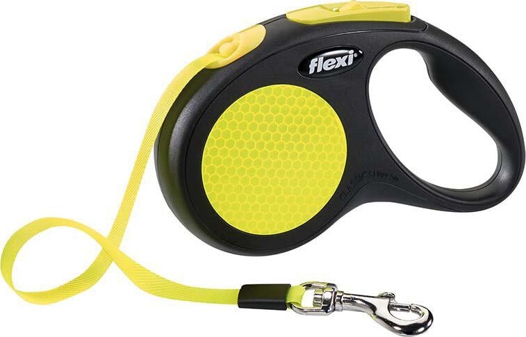 Billede af Flexi - Hundesnor - 5 Meter - New Neon - Maks. 15 Kg - Grøn