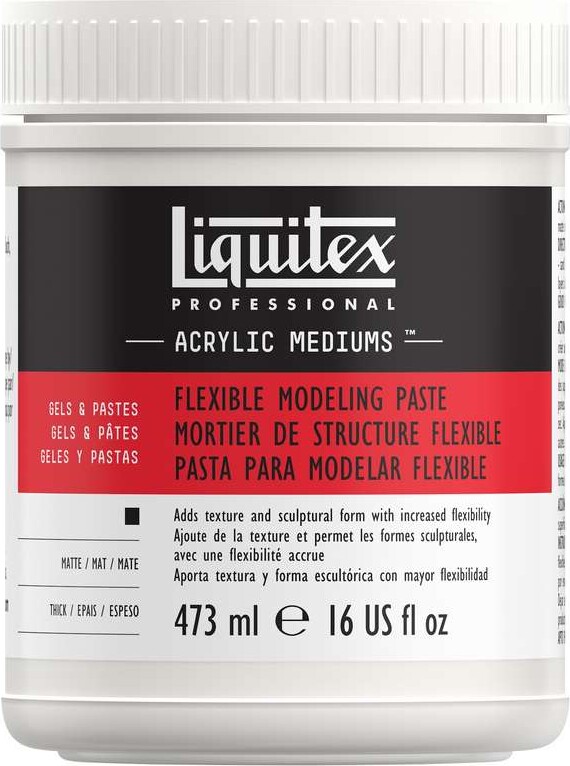 Billede af Liquitex - Flexible Modeling Paste Gel Medium - Modelleringspasta 473 Ml