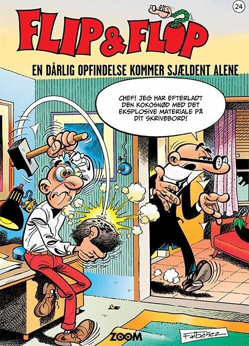 Flip & Flop 24: En Dårlig Opfindelse Kommer Sjældent Alene - F. Ibañez - Bog