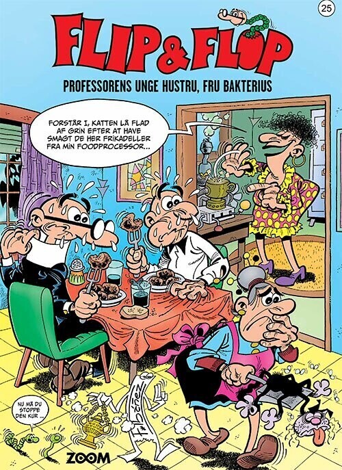 Flip & Flop 25: Professorens Unge Hustru, Fru Bakterius - F. Ibañez - Bog