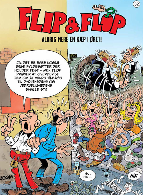 Billede af Flip & Flop 32: Aldrig Mere En Kæp I øret! - F. Ibañez - Tegneserie hos Gucca.dk