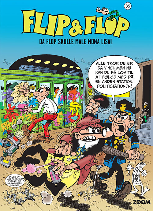 Flip & Flop 35: Da Flop Skulle Male Mona Lisa - F. Ibañez - Bog