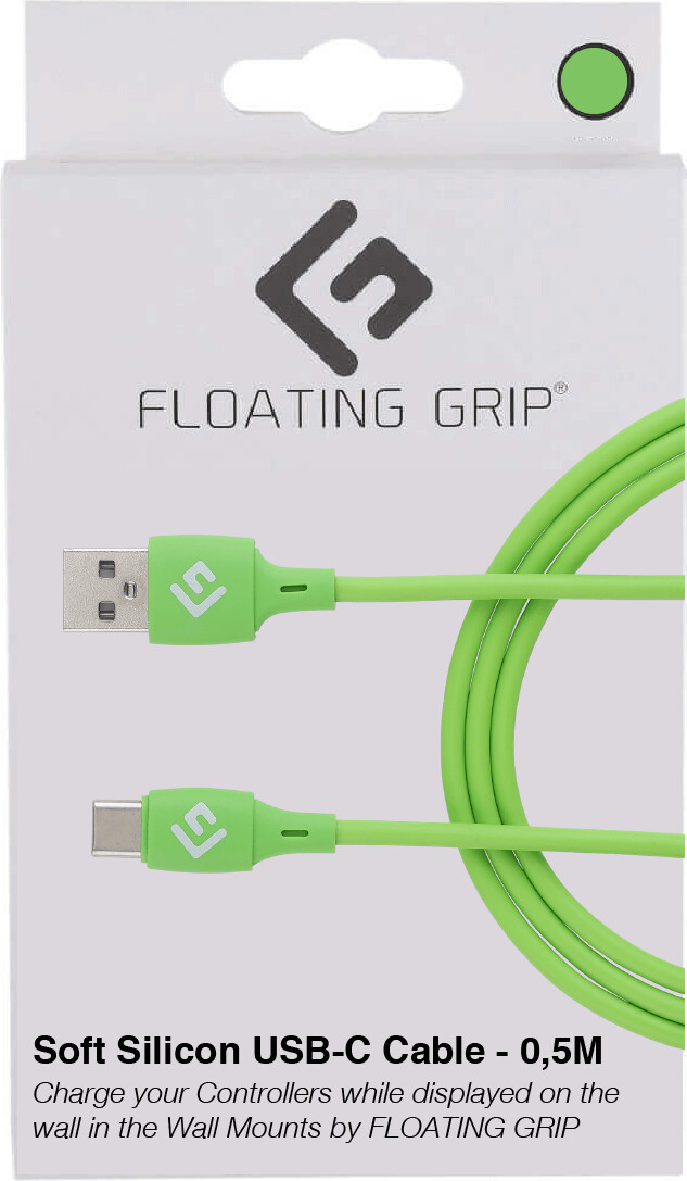 Floating Grip - Usb-c Kabel - 0,5 Meter - Grøn