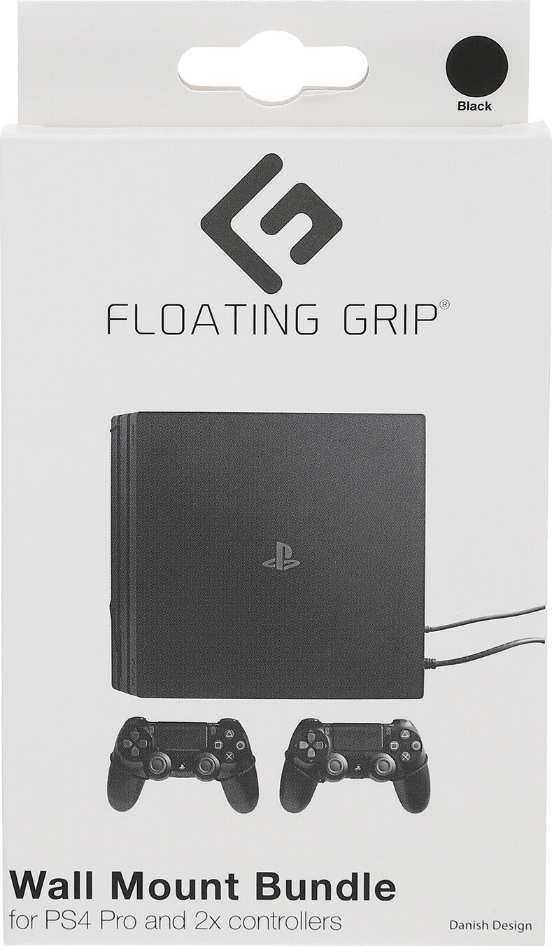 antydning Troende magi Floating Grip - Vægbeslag Til Playstation 4 Pro Og Controllers - Sort | Se  tilbud og køb på Gucca.dk