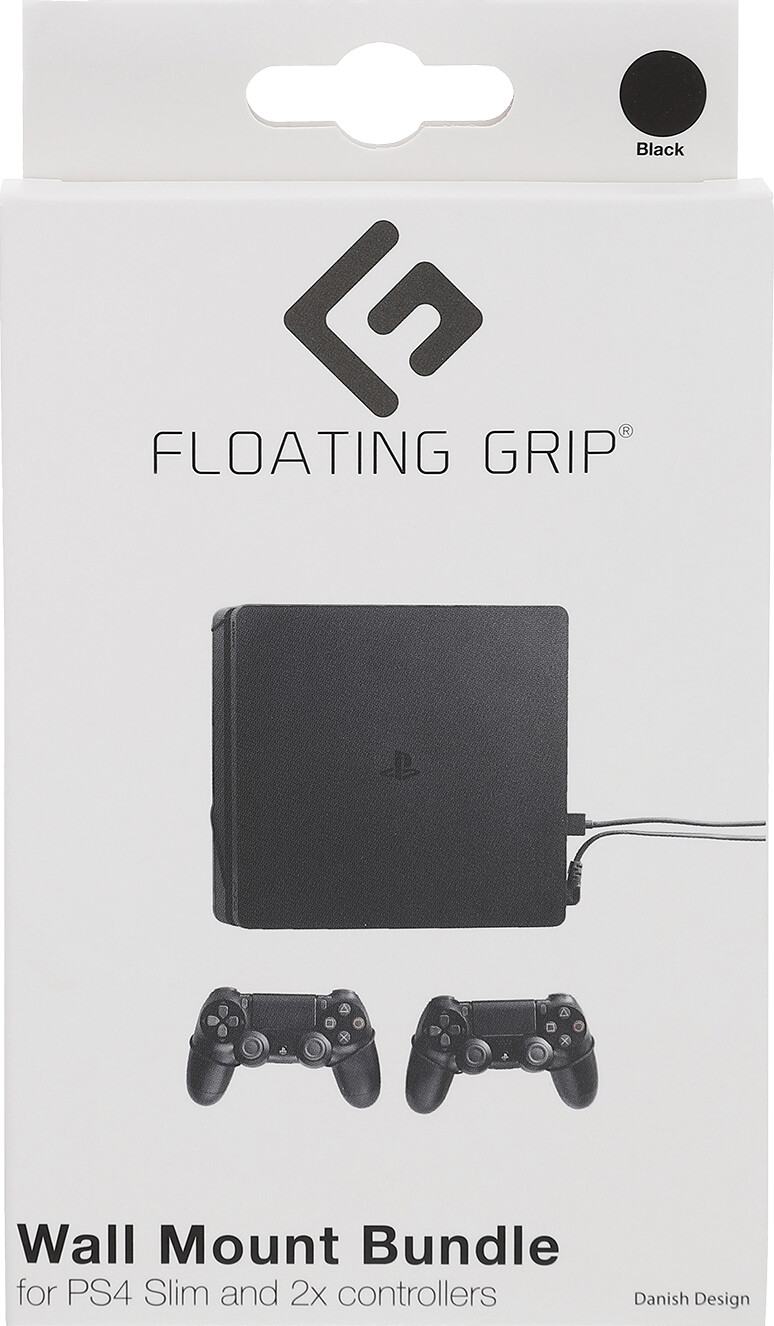 Floating Grip - Vægbeslag Til Playstation 4 Slim Og Controllers - Sort