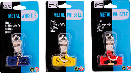 Fløjte Med Snor - På Blisterkort Assorterede