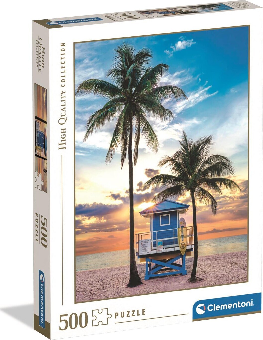 Clementoni Puslespil - Florida Miami Beach - High Quality - 500 Brikker