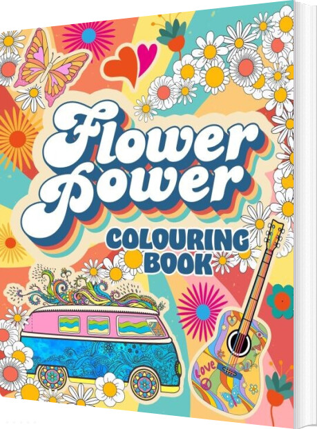 Flower Power Colouring Book - Tansy Willow - English Book