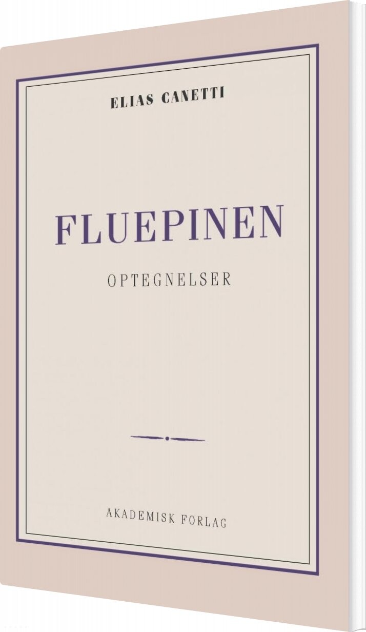 Billede af Fluepinen: Optegnelser - Elias Canetti - Bog