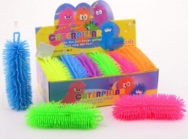 Fluffy Worm 23 Cm - Assorterede