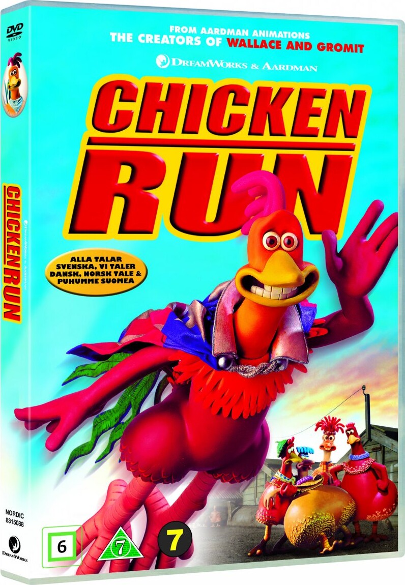 Flugten Fra Hønsegården / Chicken Run - DVD - Film