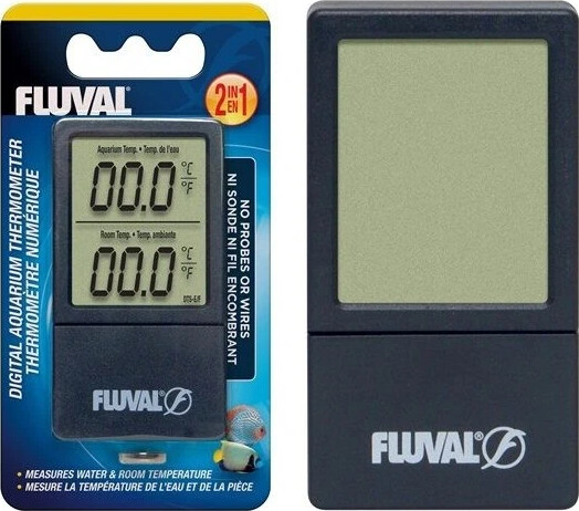 Fluval - 2-in-1 Digital Akvarie Termometer