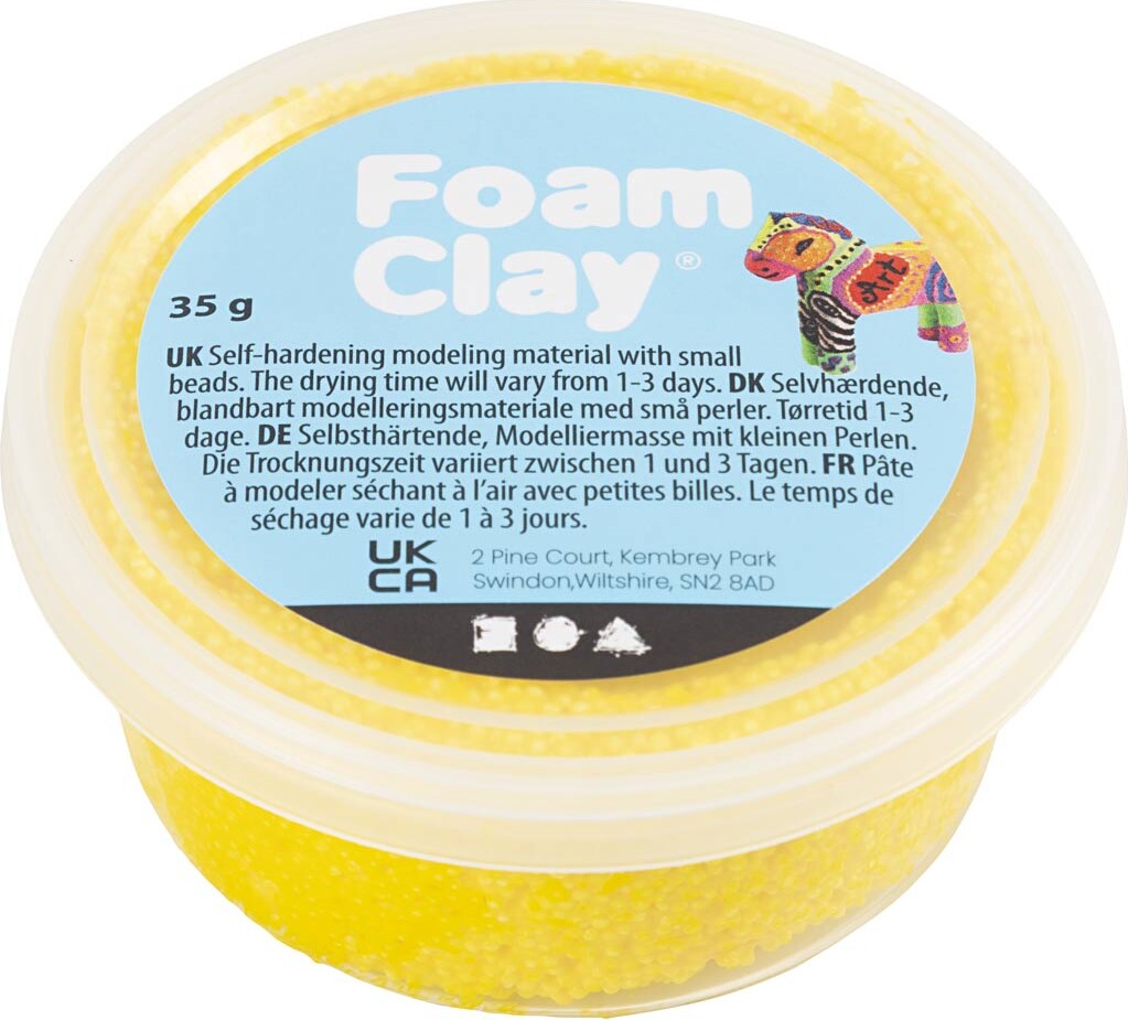 Foam Clay - Gul - 35 G