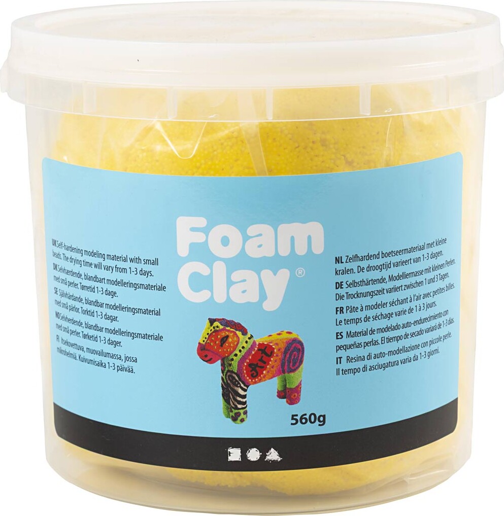 Foam Clay - Gul - 560 G/ 1 Spand