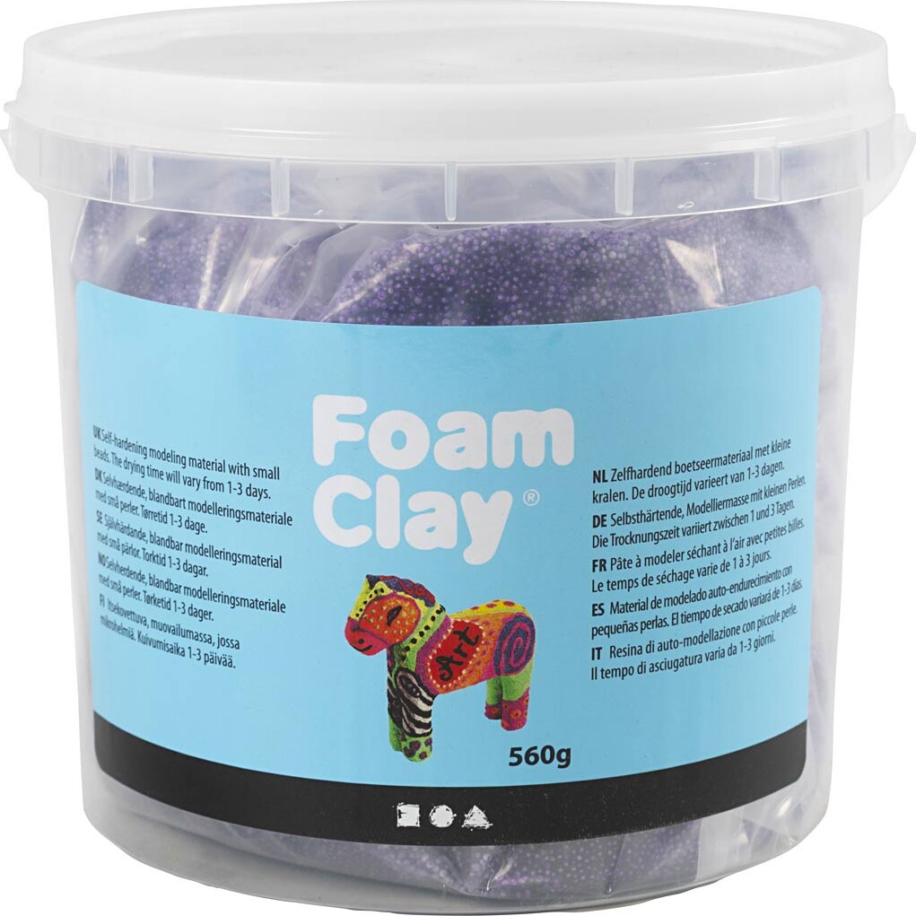 Foam Clay - Lilla - 560 G/ 1 Spand